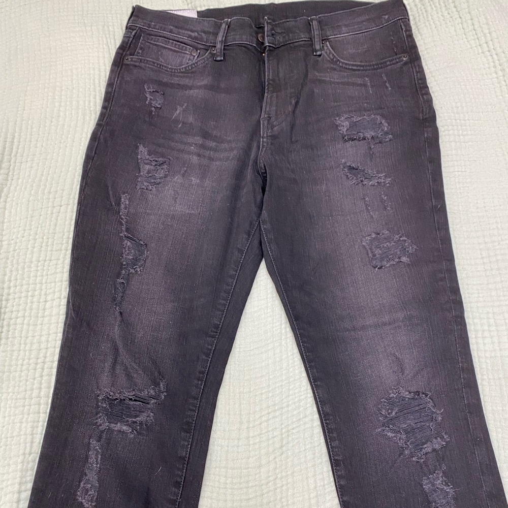 H&M Black Ripped Skinny Jeans